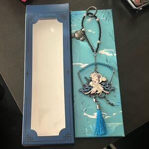 Skullpanda Keychain with Tassel